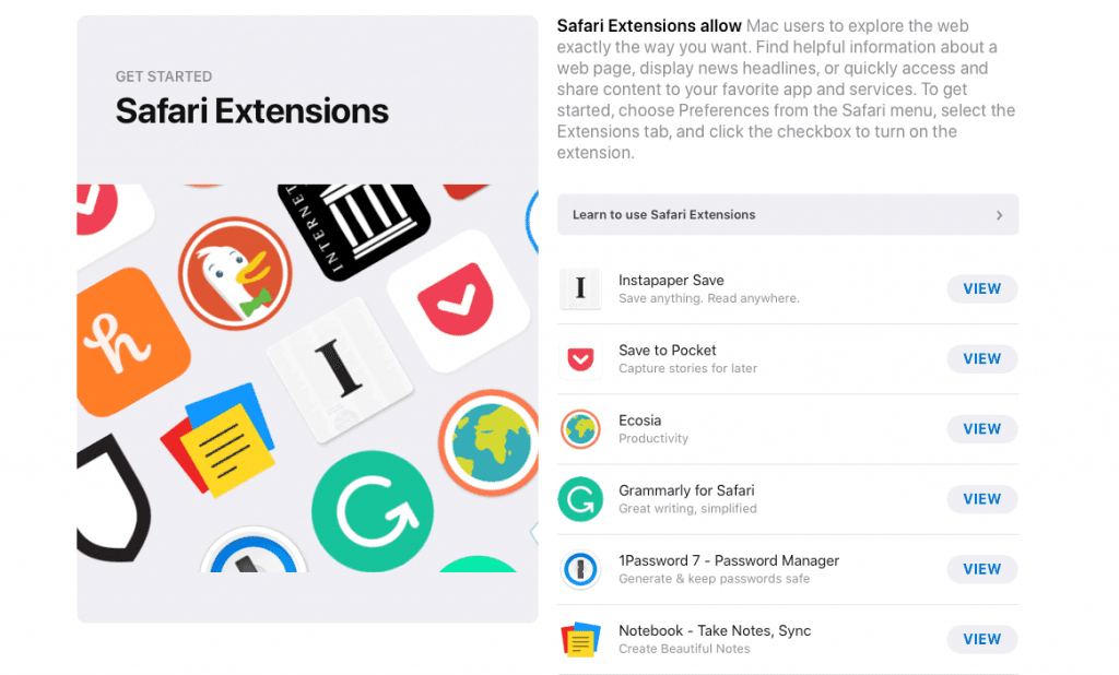Best Safari Extensions