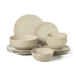 Serviesset - beige - 16-delig - 4-persoons