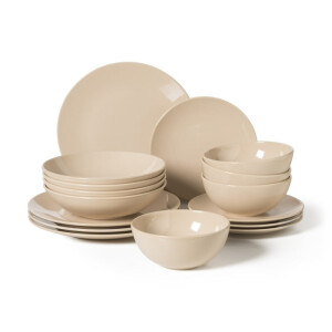 Serviesset - roze - 16-delig - 4-persoons