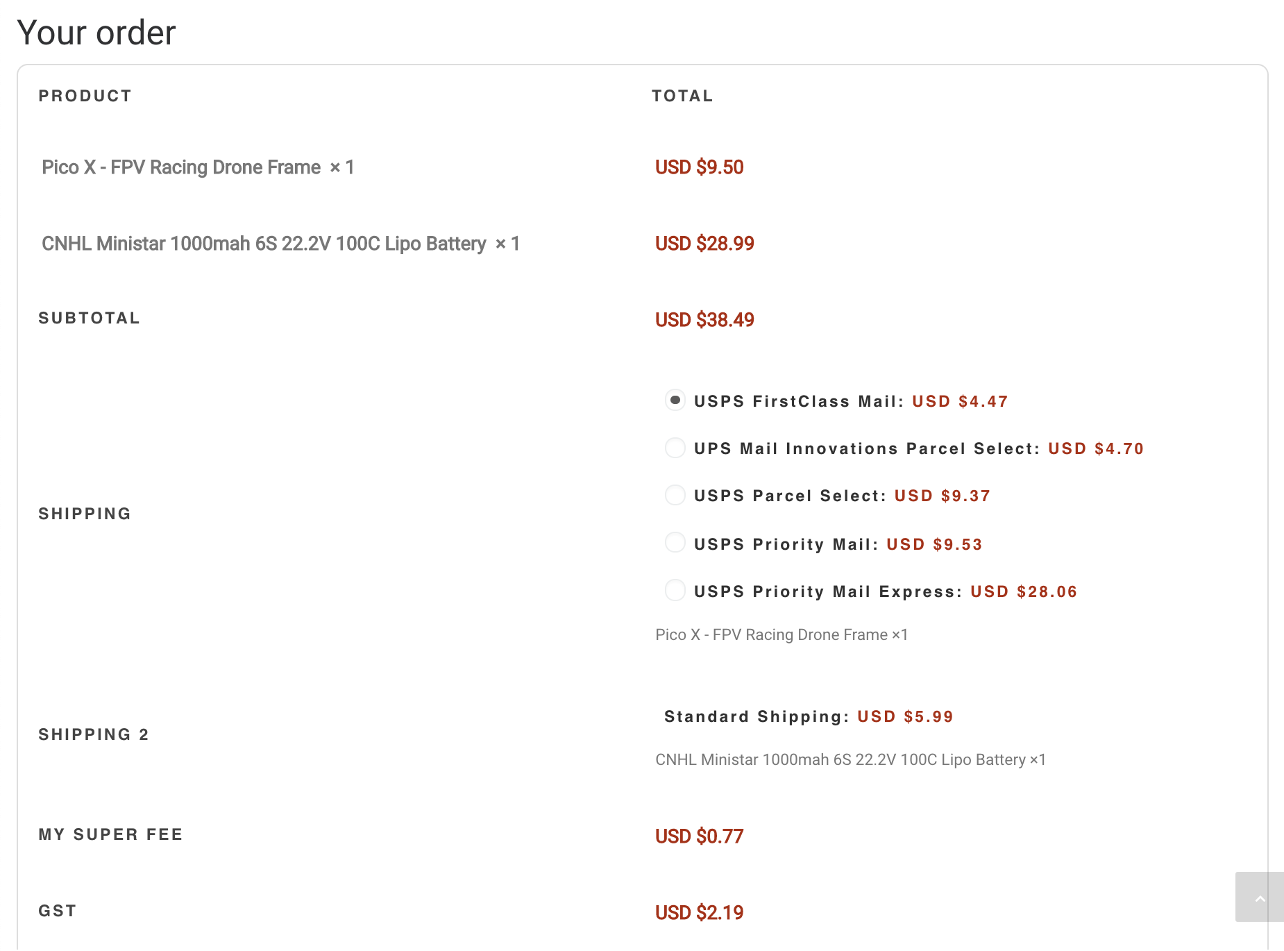woocommerce shipping packages screenshot-3