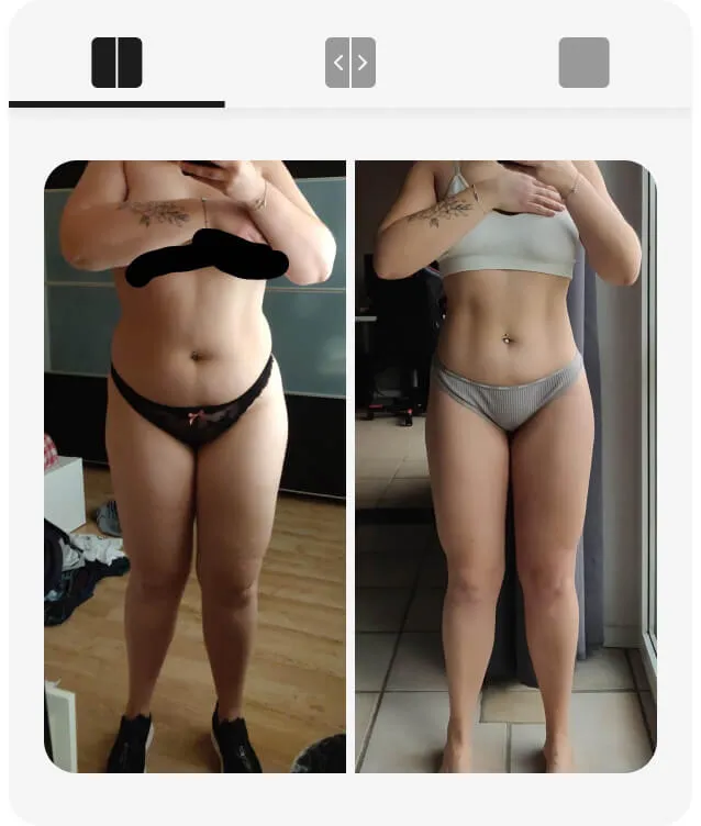Transformation physique de Wendy perte de gras