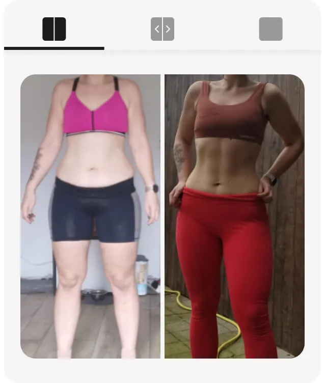 Transformation physique de Pauline, tonification