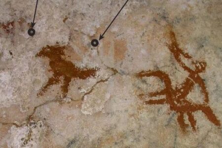 インドネシアの洞窟で発見された手形、6万7800年前に描かれた可能性