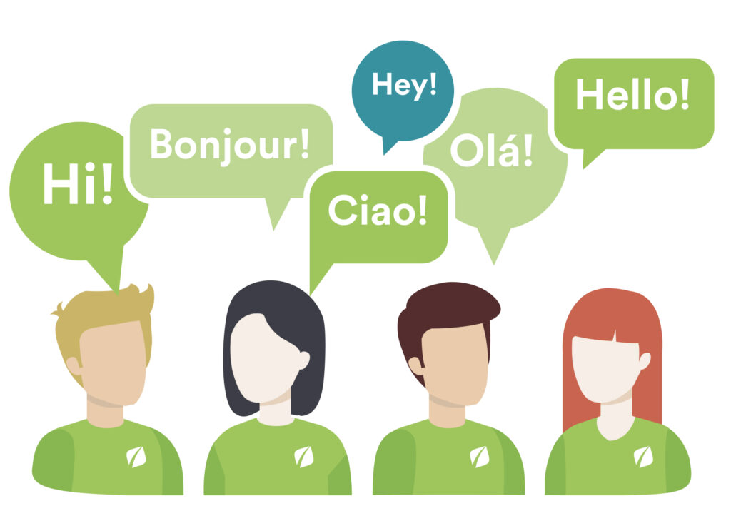 A picture representing multilingual expertise