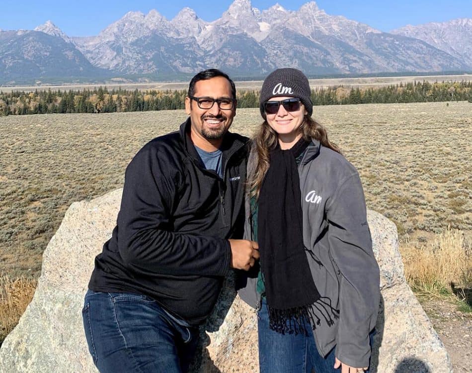 amandaandmetetons - Syed Balkhi Amanda and me at one of the scenic spots in Grand Teton