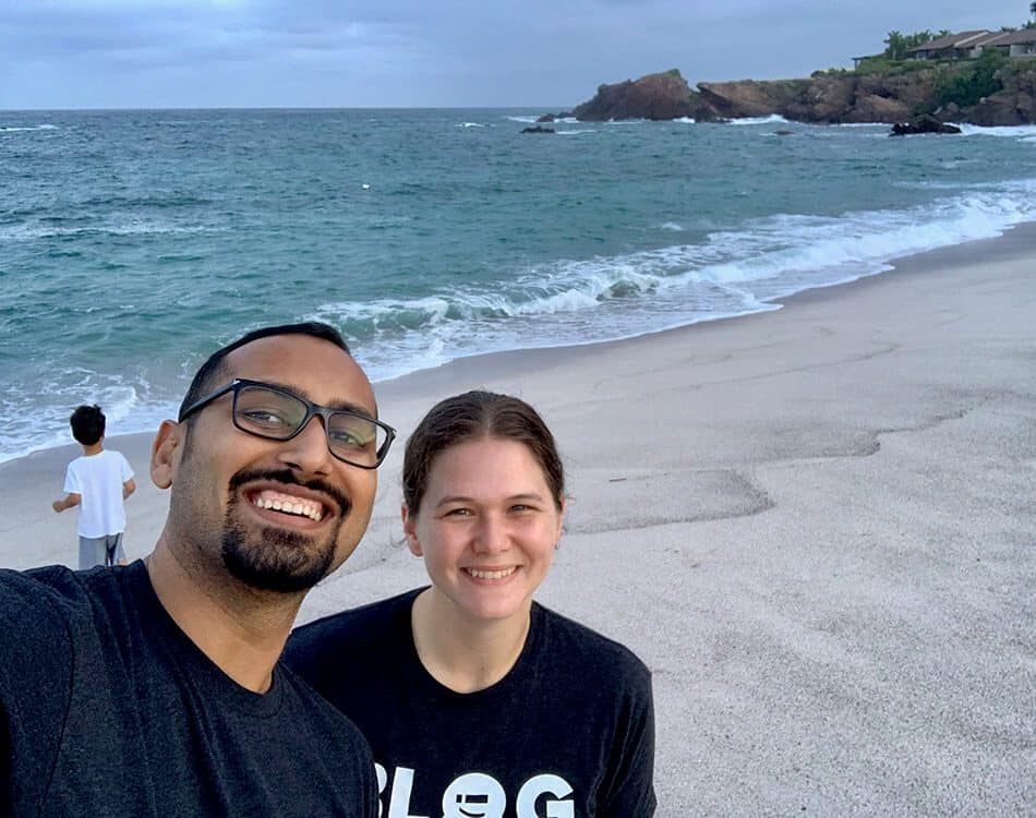 puntamitabeach - Syed Balkhi Punta Mita beach selfie with Amanda and Solly