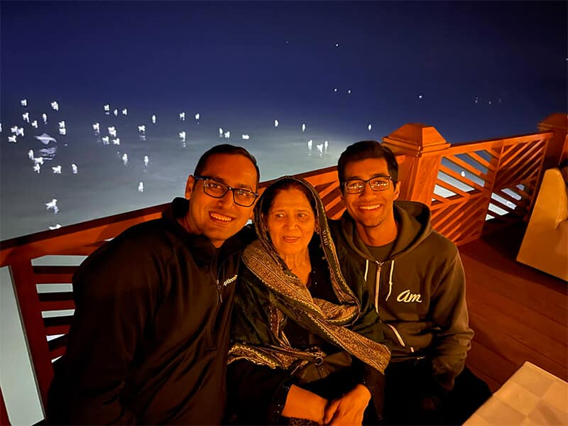 pakistan-with-my-oldest-aunt - Syed Balkhi Photo with my Oldest Aunt and Zain