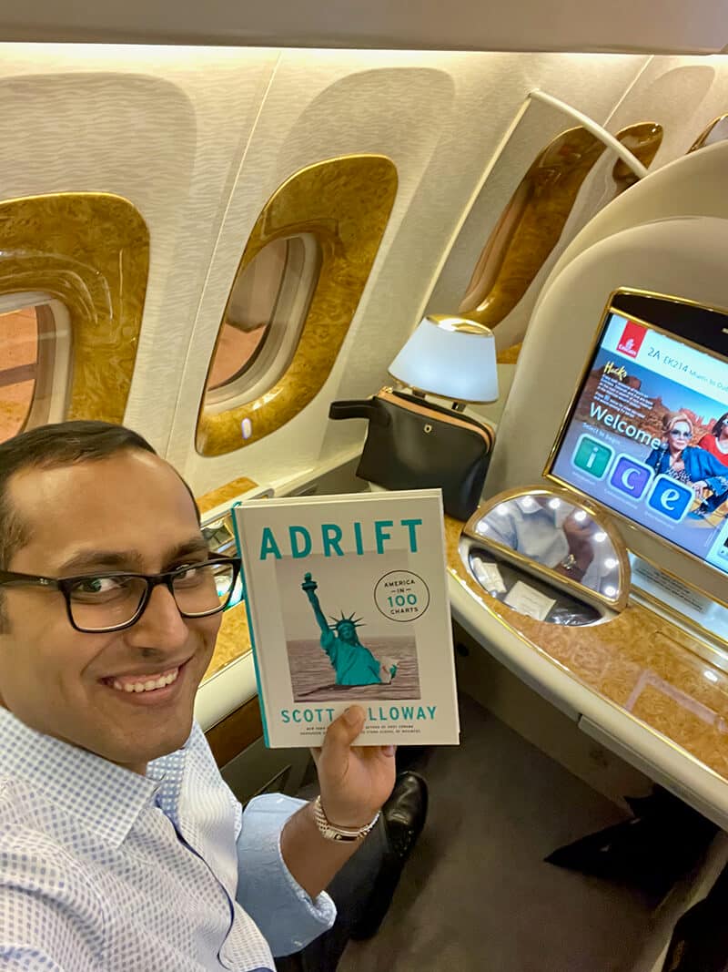 Emirates flights are always good - yummy food - Syed Balkhi Emirates flights are always good - yummy food