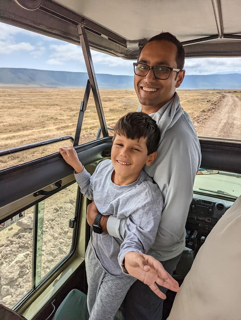 Solomon and me in our car - super excited - Syed Balkhi Solomon and me in our car - super excited