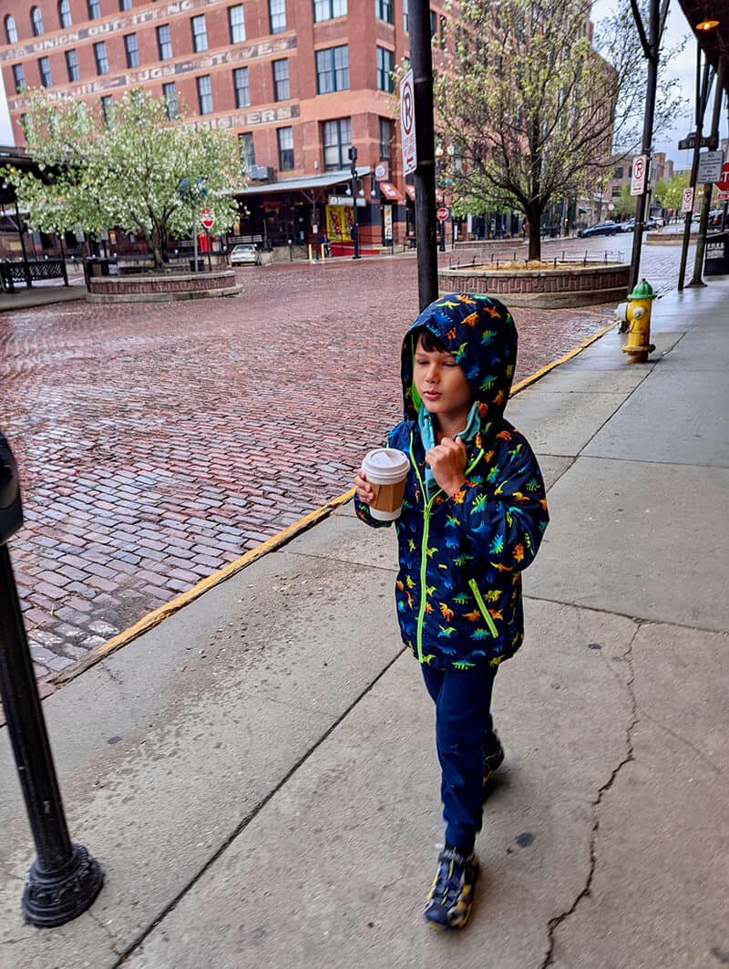 Solomon is Ready for Business in Omaha with a Drink -- He looks so grown up - Syed Balkhi Solomon is Ready for Business in Omaha with a Drink -- He looks so grown up