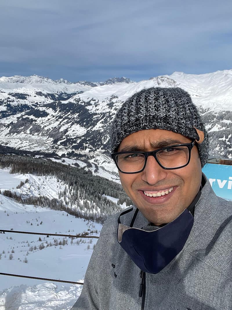 Klosters Mountain Top View - Syed Balkhi Klosters Mountain Top View