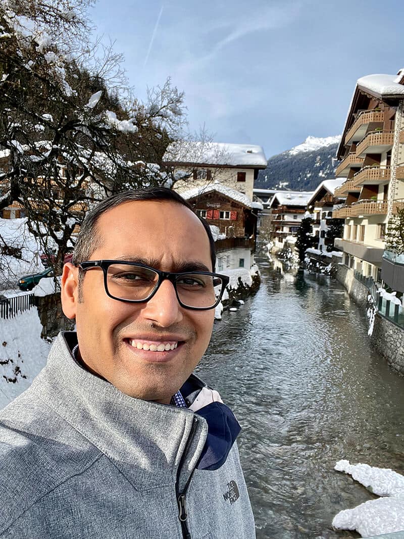 Walking in Klosters - beautiful view by the river - Syed Balkhi Walking in Klosters - beautiful view by the river