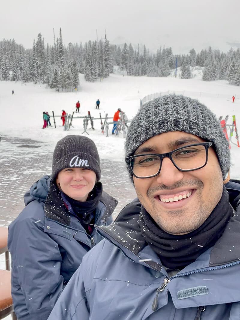 Watching Solomon at Ski School - Syed Balkhi Watching Solomon at Ski School