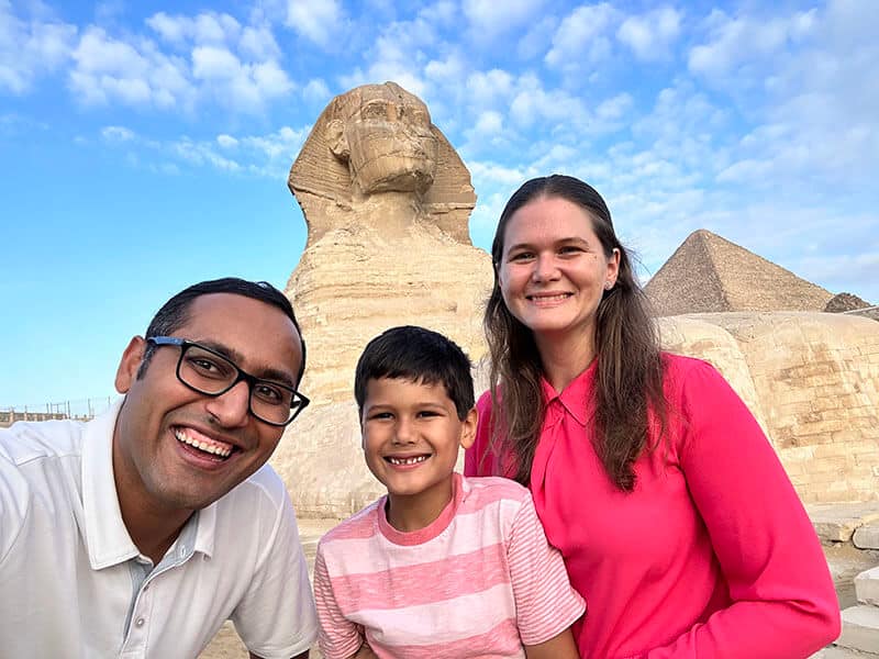 Balkhi Family Photo at Sphinx - Syed Balkhi Balkhi Family Photo at Sphinx