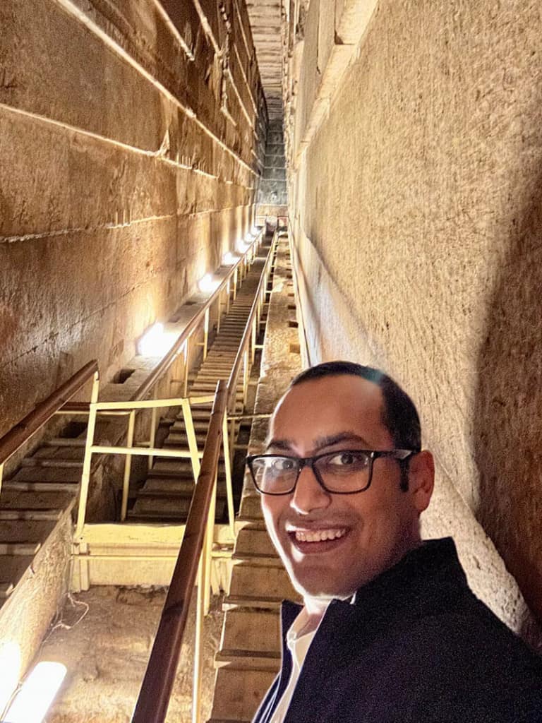 Inside the Khufu Pyramid - Great Pyramid of Giza (No Crowds at 6 a.m) - Syed Balkhi Inside the Khufu Pyramid - Great Pyramid of Giza (No Crowds at 6 a.m)