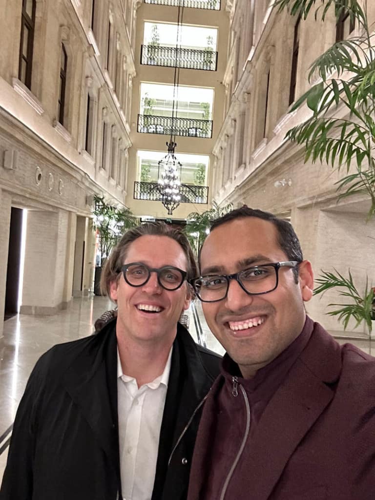 Syed and David Henzel - thank you for flying to come see me bro - Syed Balkhi Syed and David Henzel - thank you for flying to come see me bro