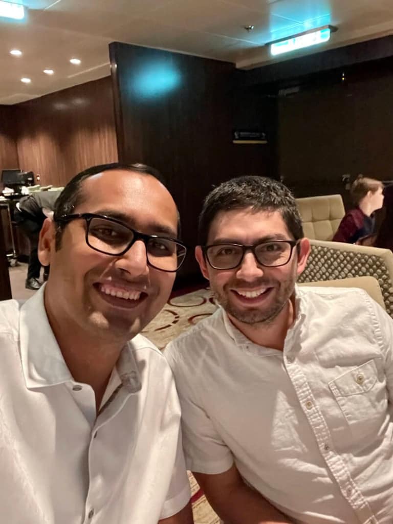 Syed and Ben on Cruise - Syed Balkhi Syed and Ben on Cruise