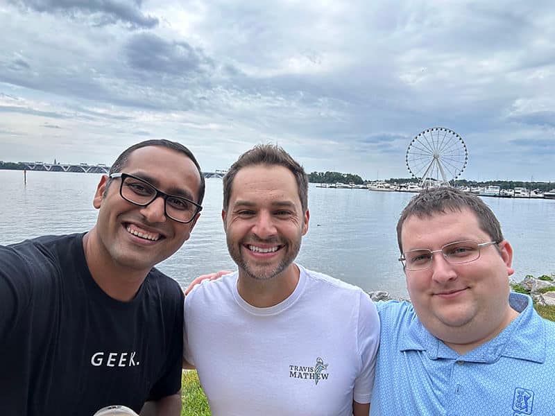 Syed, Thomas, and Christoff at WCUS - Syed Balkhi Syed, Thomas, and Christoff at WCUS