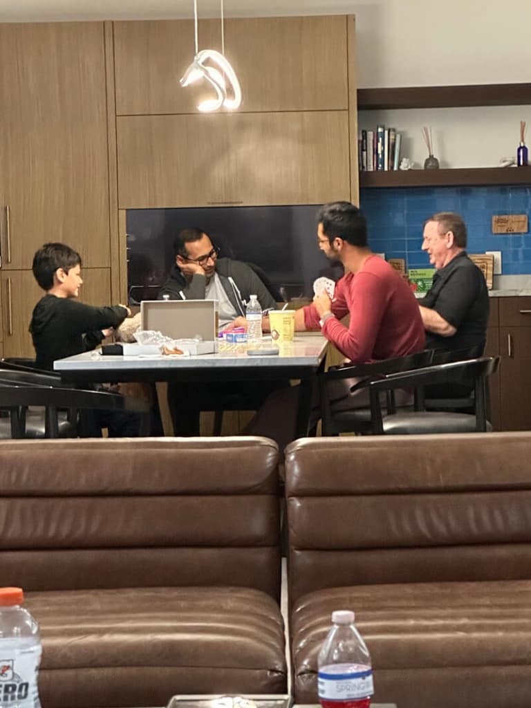 Board Game night at St. Augustine playing Five Crowns - Syed Balkhi Board Game night at St. Augustine playing Five Crowns