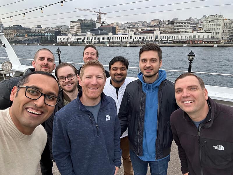 Bosphorus cruise top - partial group - Syed Balkhi Bosphorus cruise top - partial group