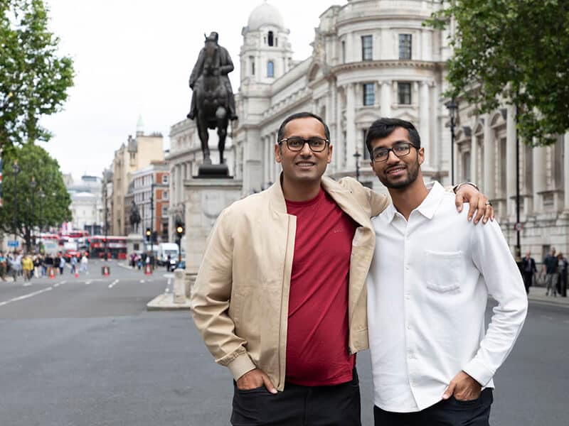 Syed and Zain Balkhi on London Streets - Syed Balkhi Syed and Zain Balkhi on London Streets
