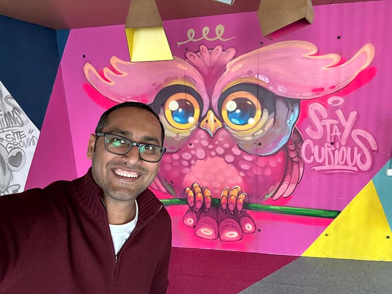 SiteGround office art - Syed Balkhi SiteGround office art