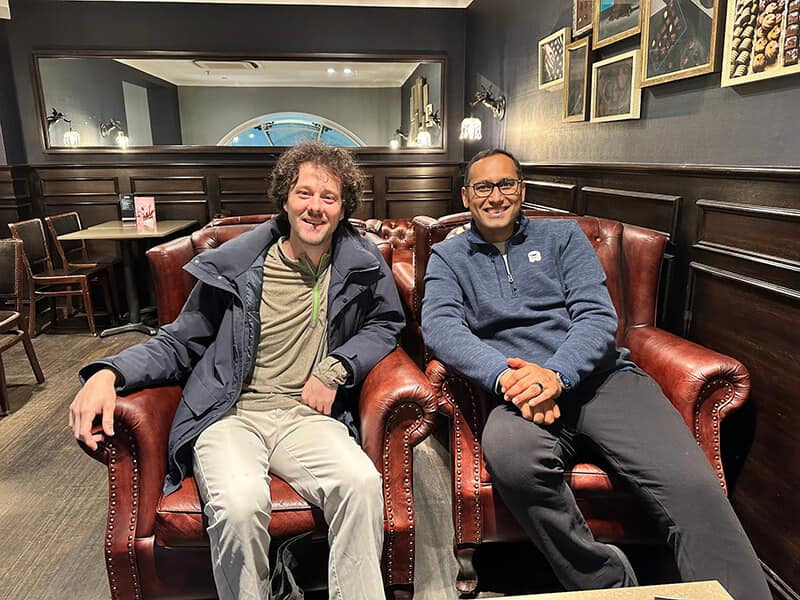 Syed with JJ - college roommate - Syed Balkhi Syed with JJ Richardson - college roommate