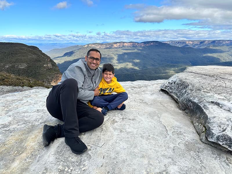 Syed and Solomon at Blue Mountains - Syed Balkhi Syed and Solomon at Blue Mountains