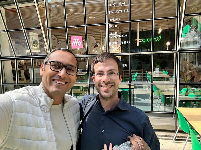 Syed with Luca Dellanna (author of Winning Long Term Games) - Syed Balkhi Syed with Luca Dellanna (author of Winning Long Term Games)