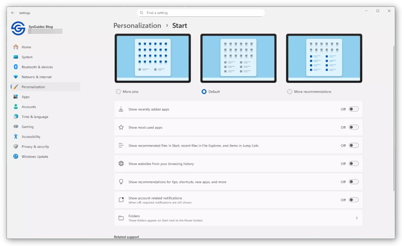 Install Windows 11 on KVM - Disable Start Ads