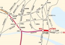 東急新空港線 新空港線「蒲蒲線」ルート図