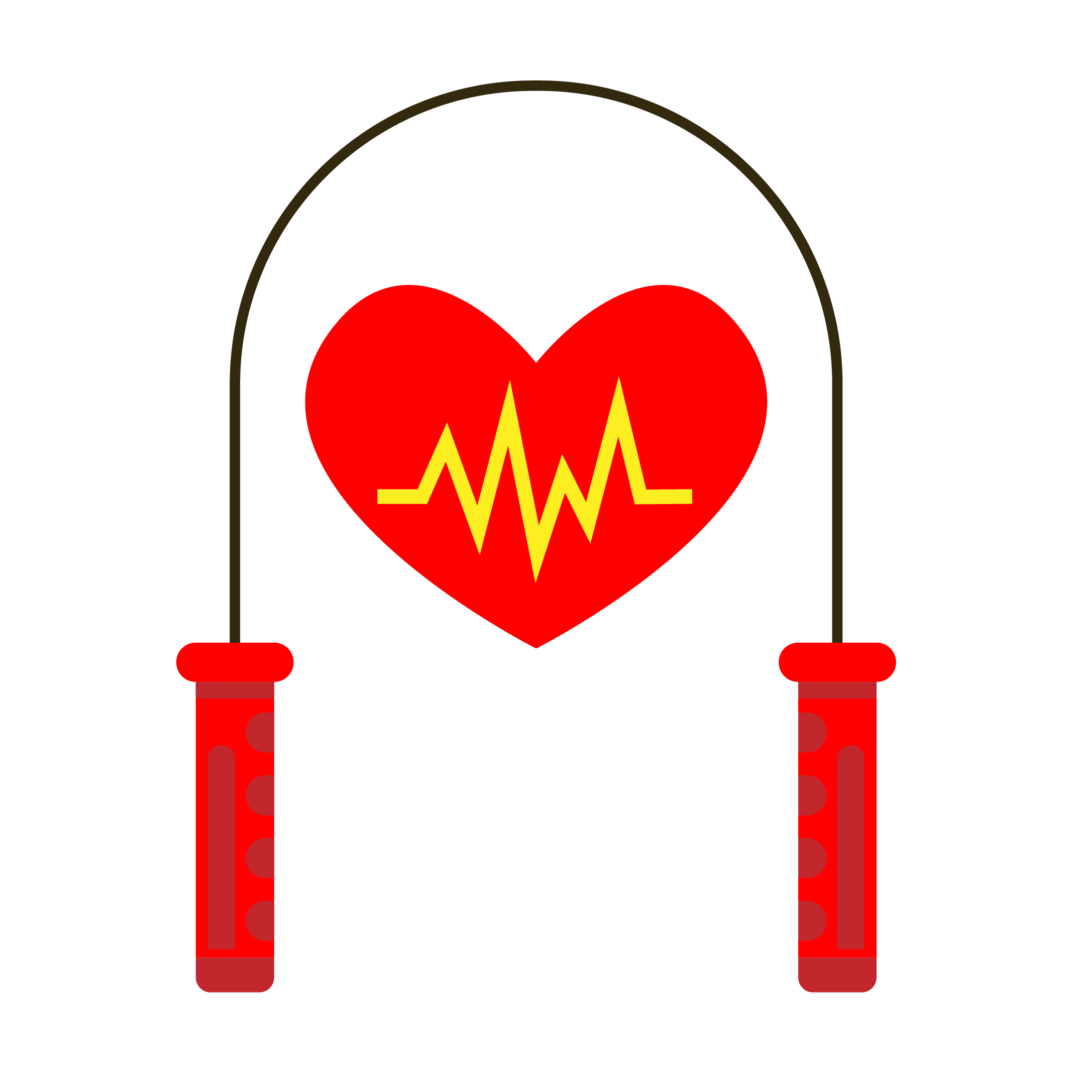 Fitness and wellness icons representing strength training, nutrition coaching, mindset development, and holistic health by Tali Spink