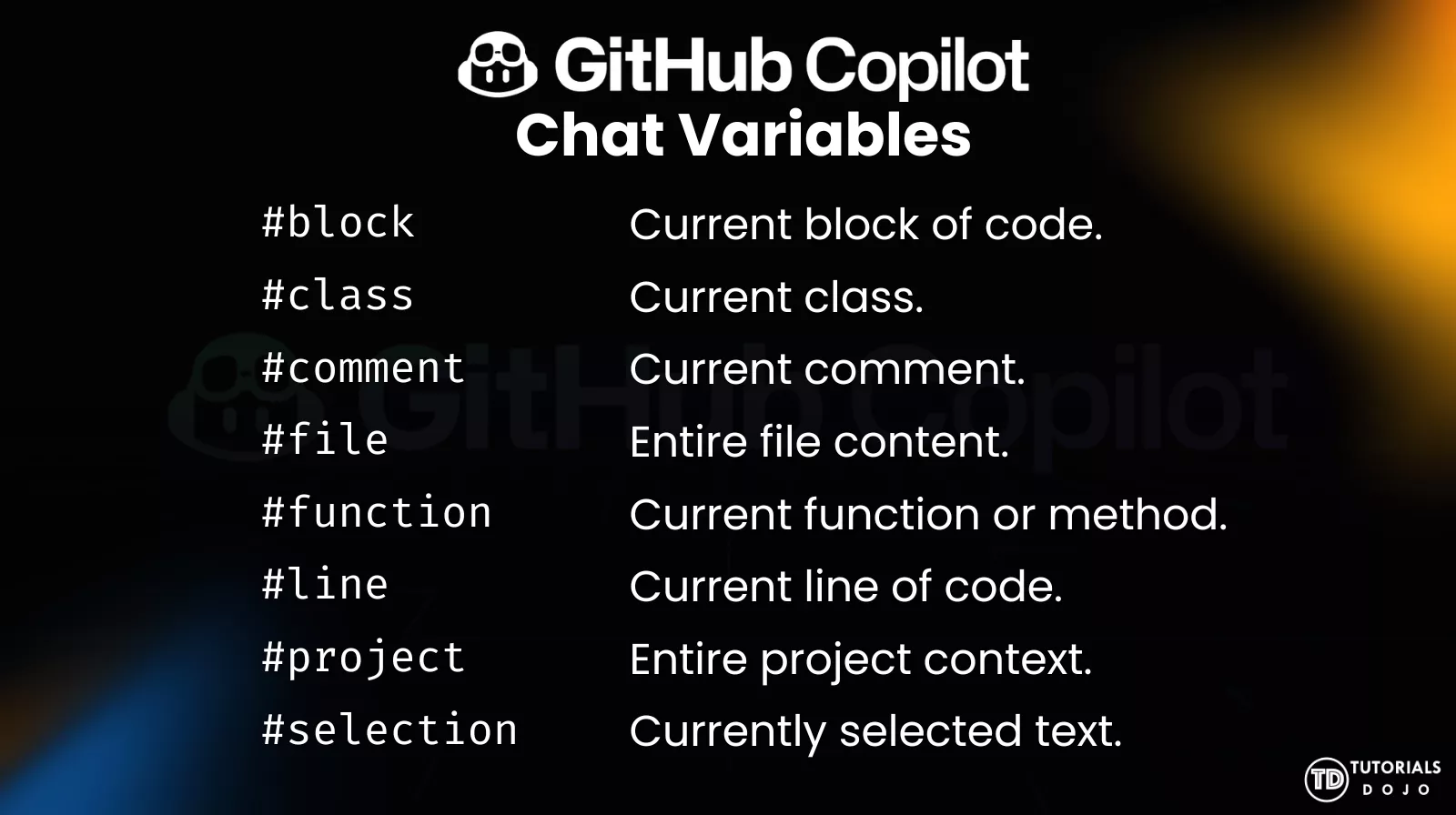 Chat Variables
