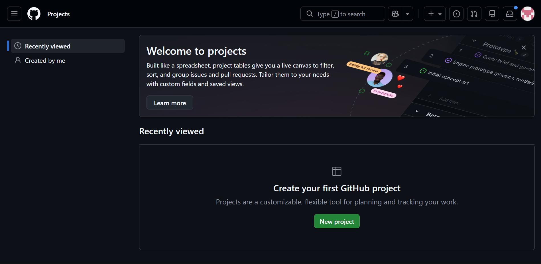 GitHub Projects