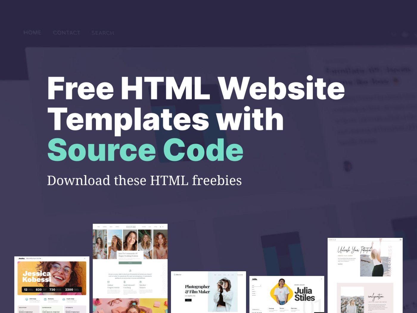 Free HTML Website Templates with Source Code