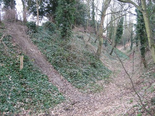 640px-UK-Burh_wall Visible remains of the burh wall at Wallingford, from Wikimedia Commons
