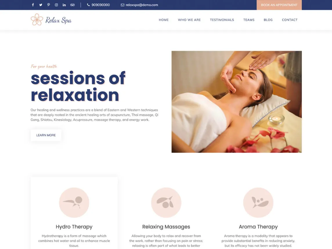 Spa WordPress theme Spa WordPress theme