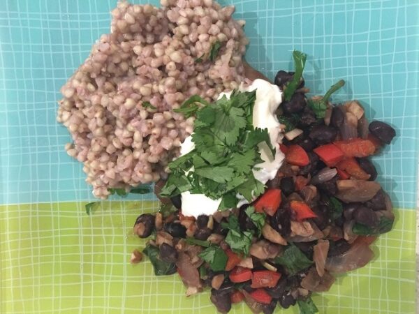 Spanish Black Beans with Buckwheat 2 Spanish Black Beans with Buckwheat