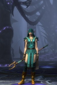 Rift Burlap Robe Front