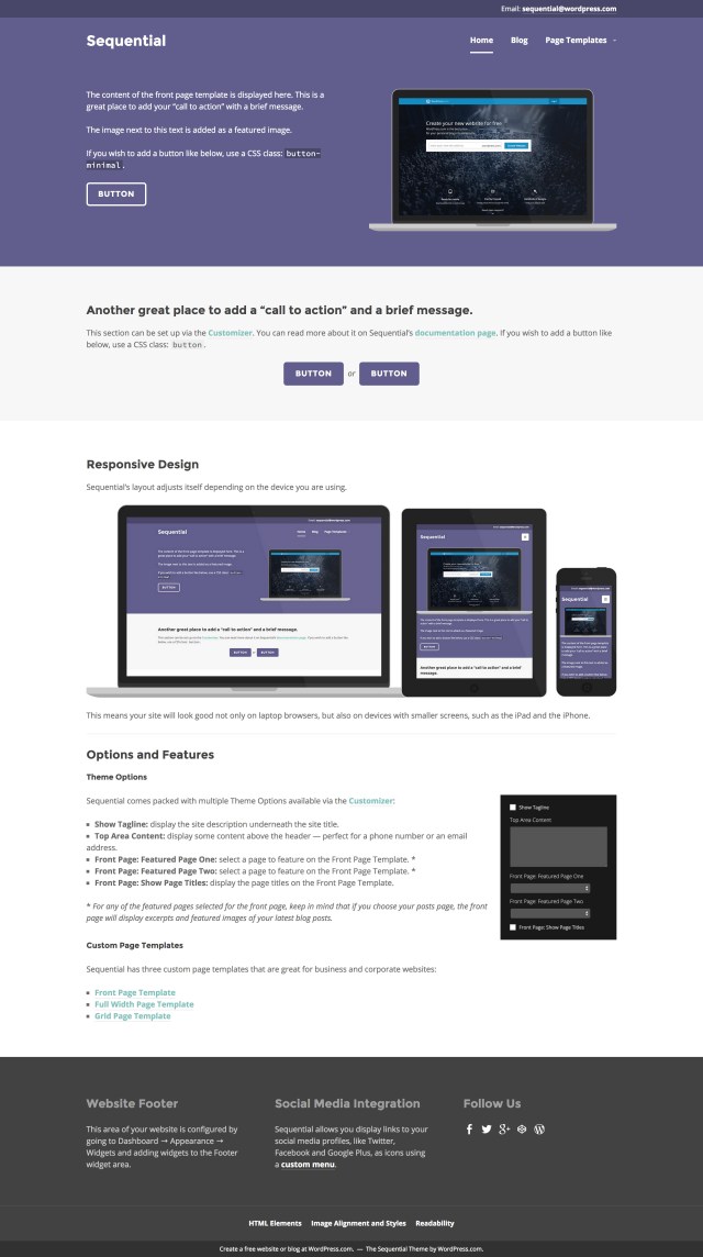 Sequential: Front Page