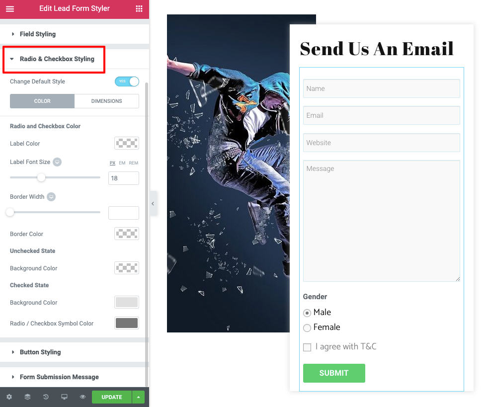 Free Lead Form Styler for Elementor Builder 6 Lead Form Styler for Elementor