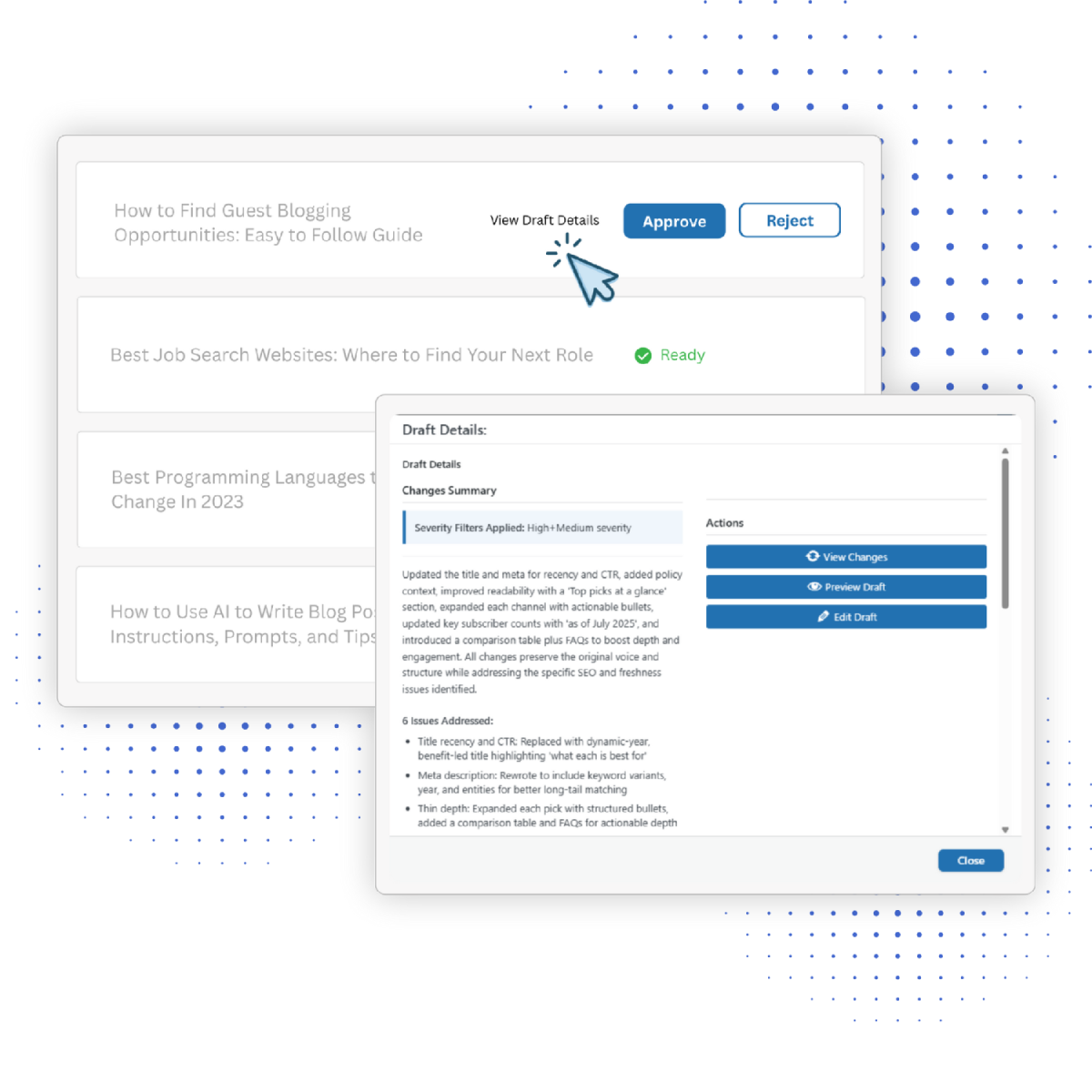 Generate Professional Drafts