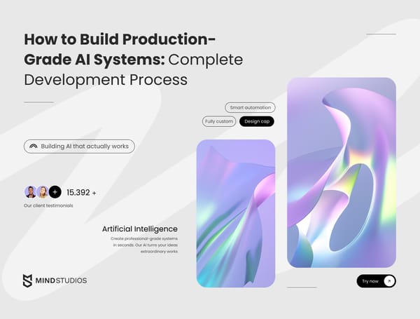 How to Build Production-Grade AI Systems: Complete Development Process