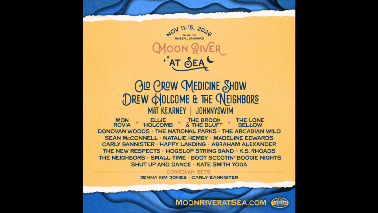 Drew Holcomb, Sixthman announce 2026 Moon River at Sea lineup Drew Holcomb, Sixthman announce 2026 Moon River at Sea lineup