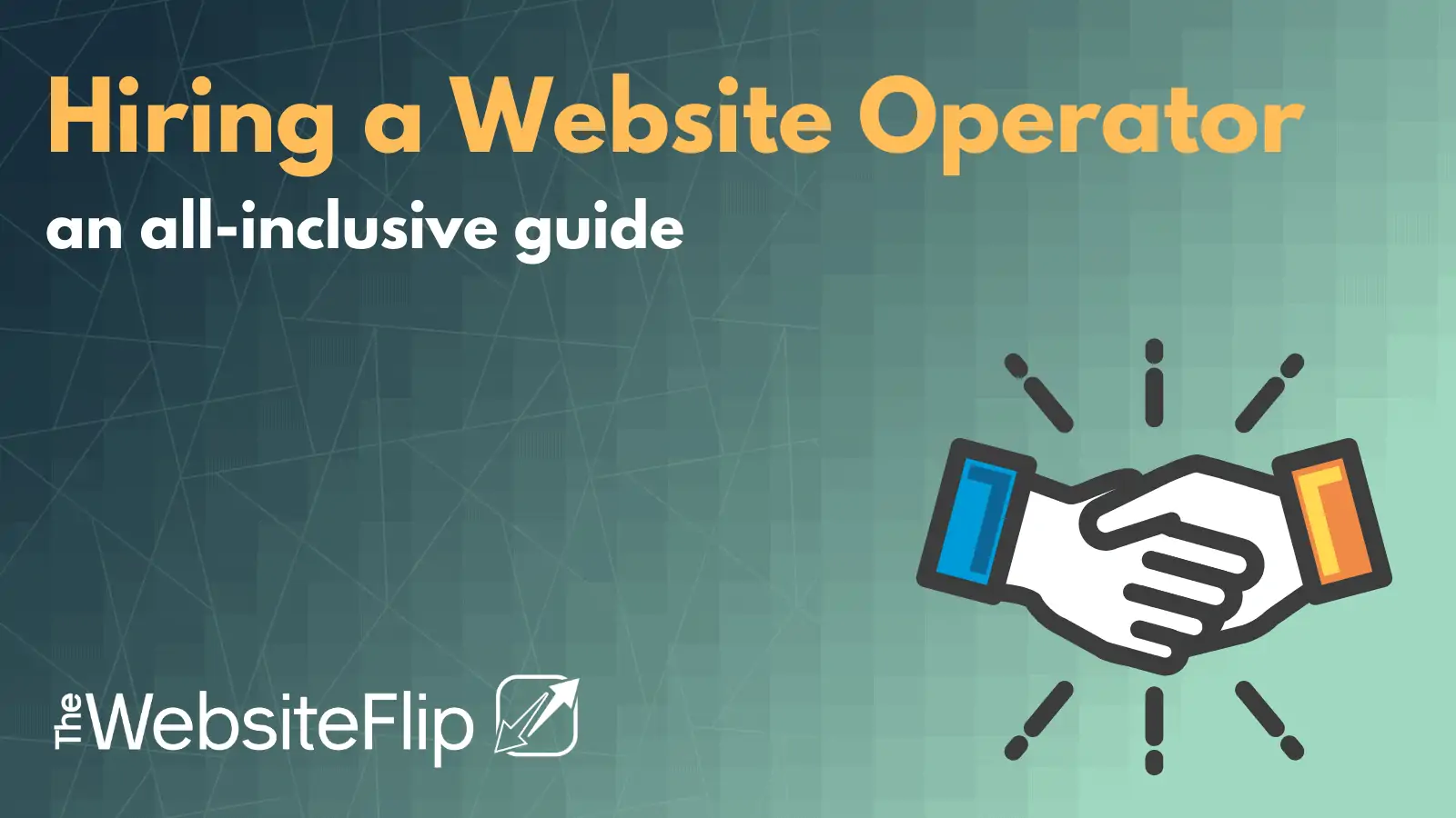 Homepage 4 Hiring a website operator