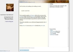 Screenshot of demo Screenshot of demo