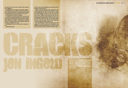 Cover spread for Cracks Image