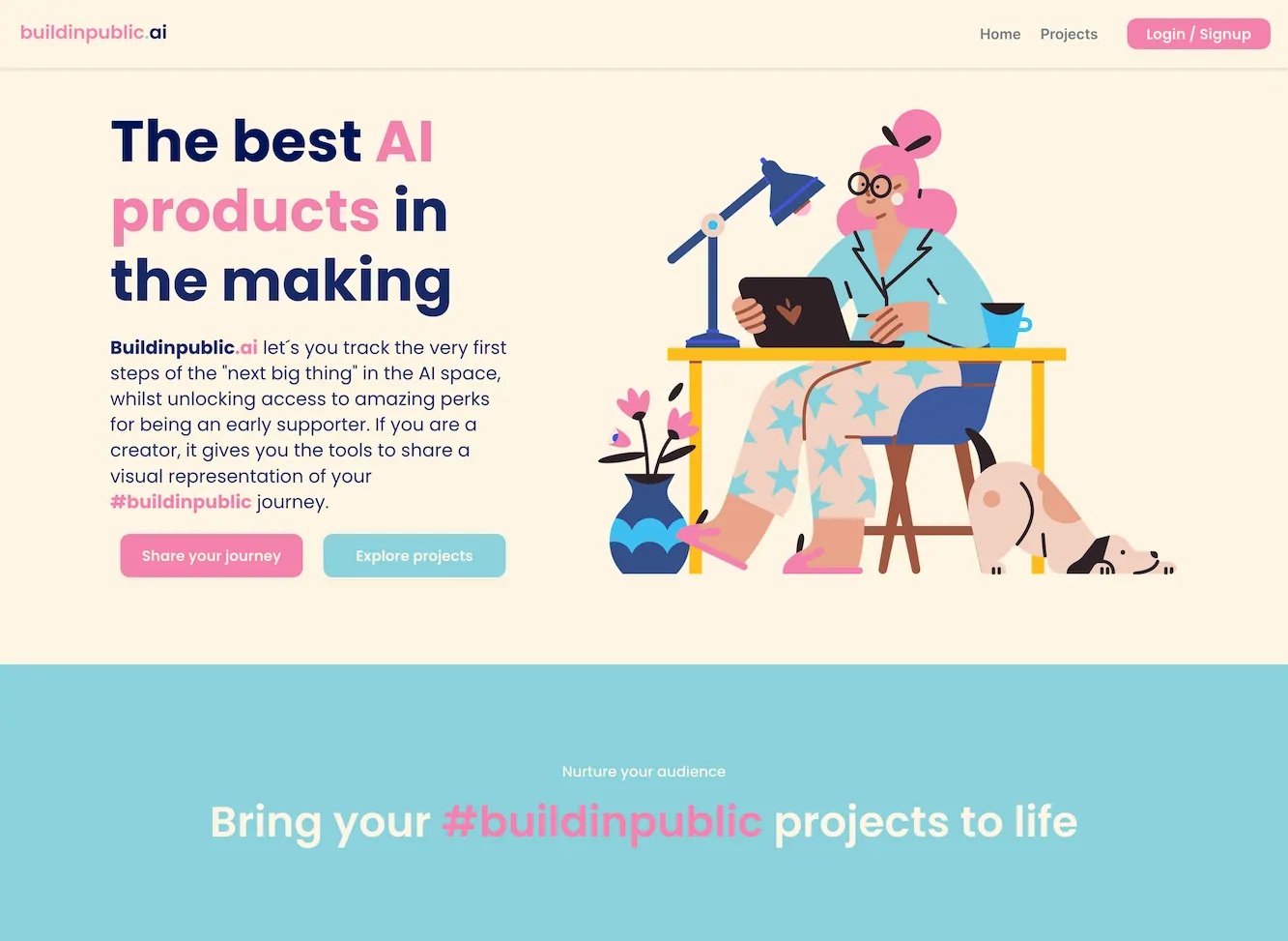 Buildinpublic.ai-empowers entrepreneurs in building an audience, shaping their products, and achieving success.