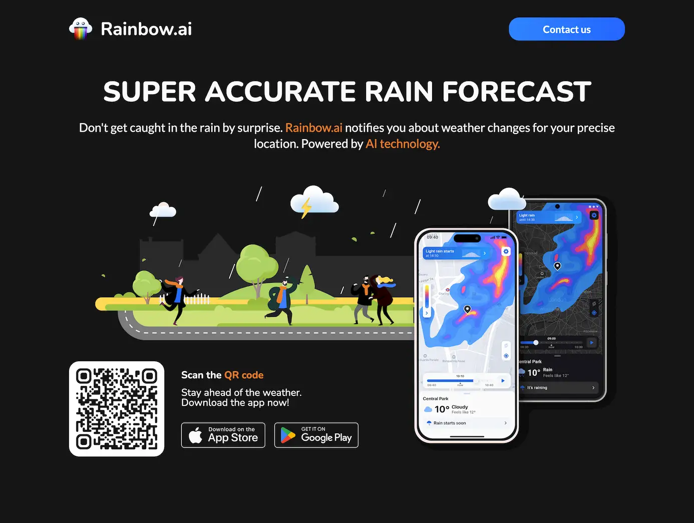 Rainbow.ai - weather forecasting with AI