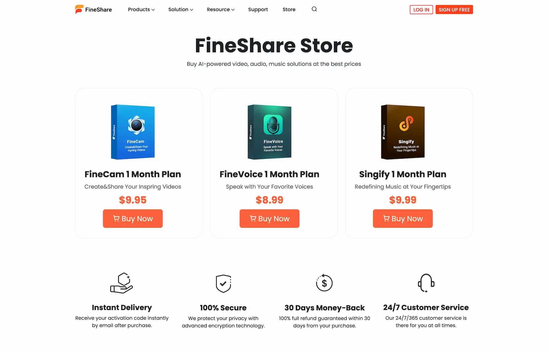 FineShare -free Create AI Voice, AI song cover